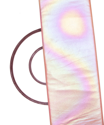 Peach Colour Rainbow Imported Lycra Fabric